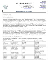 Also, include your background details. Additional Teacher Parent Letter No Change