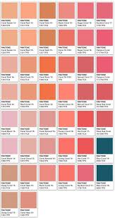 Panton Coral Color Swatches In 2019 Best Bedroom Paint