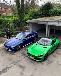 Blue AMG GT 63 S Four-Door Looks Good Next to Green AMG GT R Coupe ...