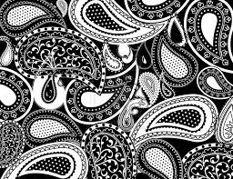 Black And White Paisley Background Black And White Paisley By Nolaoriginals Paisley Wallpaper Black And White Background Zentangle Patterns