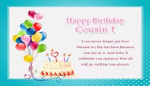 Happy Birthday Wishes For Cousin Female And Male Quotes Saying Wish your friends and family regardless of how little they are. happy birthday wishes for cousin female