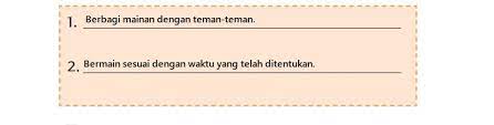 Sebutkan 5 kewajibanmu saat bermain! Kunci Jawaban Tema 6 Kelas 3 Sd Subtema 3 Pembelajaran 2 Energi Alternatif Halaman 115 116 120 121