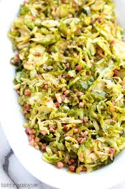 Add the garlic and saute until pale golden, about 2 minutes. Brussel Sprouts With Pancetta Table For Two By Julie Chiou