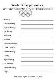 Print a set of olympic and paralympic sports flashcards, or print some for you to colour in and write the words! Olympic Games For Kids