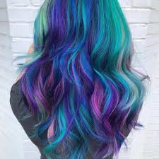 However, human hair does not have the irridescence that produces the blue, green, or violet nuances of various birds and insects. 23 Incredible Ways To Get Galaxy Hair In 2020