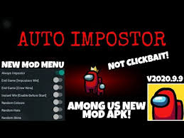 Among us mod menu apk v1.0.0 download (menu/all unlocked),among us mod menu is another great hacked version of among us game. Among Us Auto Impostor Latest Mod Apk 2020 10 22 100 Always Impostor Apkmodc