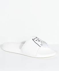 Ripndip Lord Nermal White Slide Sandals
