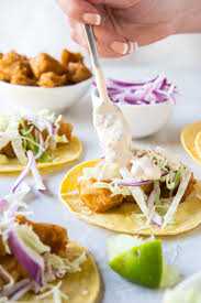 Dust fish pieces lightly with flour. Beer Battered Fish Tacos Recipe Girl