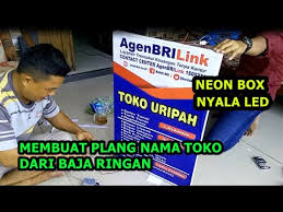 July 07, 2021 b612 versi lama. Cara Membuat Plang Nama Toko Menyala Dari Baja Ringan Dan Spanduk Neon Box Youtube