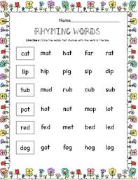 All worksheets only my followed users only my favourite worksheets only my own worksheets. This Worksheet Helps Students Practice Understanding Rhyming Words They Will Circle The Word Rhyming Words Worksheets Rhyming Words Rhyming Words Kindergarten