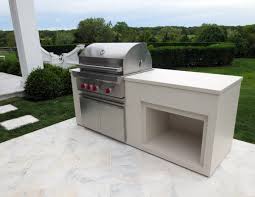 outdoor kitchen wolf grill unit