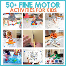 Activities designed to get kids moving and having fun. 50 Fine Motor Skills Activities Days With Grey