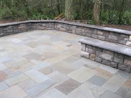 Bluestone Patio And Wall Patio Stones Bluestone Patio Patio