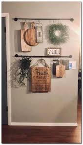 50 Inspiring Wall Decor Ideas For Your Home In 2020 Affordable Farmhouse Decor Kitchen Wall Decor Farmhouse Farmhouse Kitchen Decor