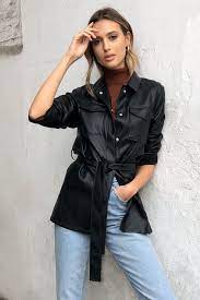 Buy Lipsy Faux Leather Shacket From The Next Uk Online Shop In 2021 Winter Fashion Outfits Lipsy Jeans Outfit Winter