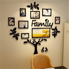 Add a frame to your photo with ease! 12pc Family Tree Photo Picture Frame Collage Wall Art Home Sticker Decor Wedding Frames Home Garden