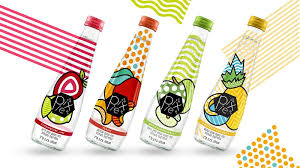 Package Design For Sparkling Water Brand Pixie World Brand Design Society In 2020 Water Branding Packaging Design Sparkling Water Packaging