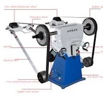 Two Stations sand belt wheel polishing machine