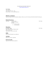 This example also comes from hloom. Blank Resume Outline Pdf