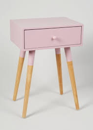 Lana Side Table H60cm X W30cm X L40cm Pink Pink Bedside Tables Bedside Table Decor Kids Bedside Table