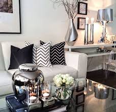 Black And White Home Decor Ideas Upper East Fashion I Want My Bedroom With White Comforter Black And White Pillows Like This One And P White Living Room Decor Home Decor Farm House Living Room