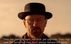 Walt described himself and Heisenberg during a chemistry lesson in the  second episode. : r/breakingbad