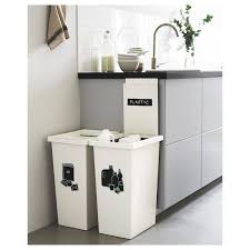 Filur Bin With Lid White 11 Gallon Con Imagenes Muebles Para Casa Orden En Casa Almacenaje De Cocina