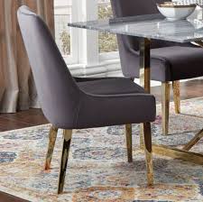 Arcade Gold Leg Dining Chair Set Of 2 Ours are designed with the right proportions to be comfortable to sit in until dessert.
