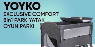 yoyko exclusive comfort 8 in 1 park yatak oyun parki park oyun yatak