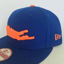 The Royal Blue And Orange Official Long Island New Era 9fifty Snapback Features A Pop Out Embroidered Long Island Logo In Front Of The New Era Royal Blue Blue