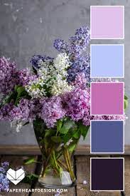 Lilac Flower Inspired Color Palette Color Schemes Colour Palettes Color Palette Design Color Palette
