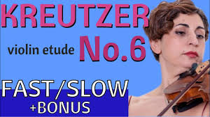 Kreutzer Violin Etude no.6| Diana Seitz (Fast/Slow+Bonus!)