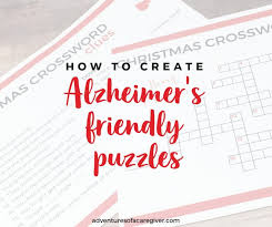 Bonus, they help keep your brain sharp! Create An Alzheimer S Friendly Crossword Puzzle Adventures Of A Caregiver