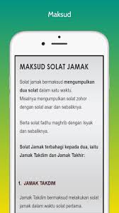 Antara isi kandungan aplikasi ini adalah: Panduan Solat Jamak Dan Qasar Para Android Apk Baixar
