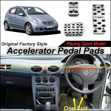 Car Accelerator Pedal Pad Cover Of Factory Sport Racing Design For Mercedes Benz Mb A140 A160 A190 A170 At Foot Pedal Throttle Benz A Class Racing Mercedes