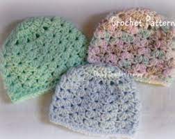 Baby Beanie Hat Crochet Pattern Beginner Skill Level Size 0 3 Months For Boys And Girls Quick To Make Instant Pdf Download Crochet Baby Hat Patterns Beanie Hat Crochet Pattern Crochet Baby Hats