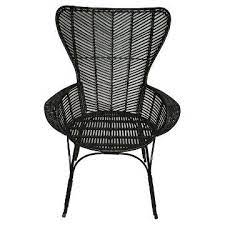 Choose cosy wicker armchairs for you and your guests to enjoy, or pick out something a little quirky with a wicker. Black Rattan Wingback Chair Threshold Black Rattan Chair Rattan Chair Painting Wicker Furniture