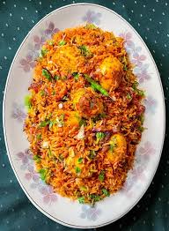 The rice has to be cooked and cooled already. Restaurant Style Pressure Cooker Egg Biryani Mughlai Egg Biryani