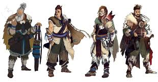 Nora Male Hunters Scifi Fantasy Art Horizon Zero Dawn Concept Art