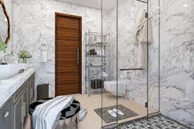 The vanity, tub, sink, toilet space and shower all require different types of lighting. Duplex Acad Studio Medien Rendert 3 Archello