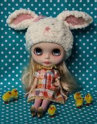 Free doll jacket knitting pattern. Ravelry Easter Bunny Knitted Hat For Blythe Dolls Pattern By Tracey Marsden