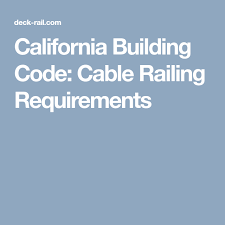 (3) the height of stair rails shall be not less than 34 inches nor more than 38 inches from the upper surface of the stair rail to the surface of the tread, in line with the face of the riser at the forward edge of the tread. California Building Code Cable Railing Requirements Cable Railing Building Code Railing