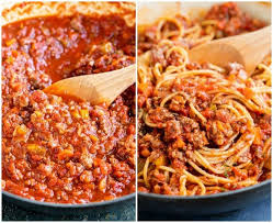 This Traditional Spaghetti Bolognese Has An Ultra Flavorful Meat Sauce That S Easy To Make Your Family Will Love Beef Dinner Spaghetti Bolognese Pasta Dishes