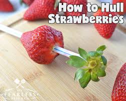 Learn how to easily carve a strawberry into a rose! How To Slice Strawberries My Fearless Kitchen