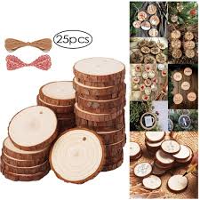 Not cleared by customs, delayed by a natural disaster). Natural Wood Slices 25 Pc 3 1 3 5 In Craft Wood Kit Unfinished Predrilled With Hole Wooden For Arts Christmas Ornaments Diy Buy At A Low Prices On Joom E Commerce Platform