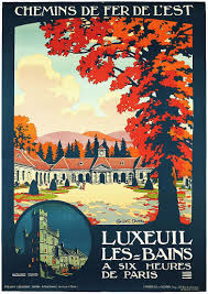 Leon Constant Duval 1877 1956 Luxeuil Les Bains La Maison Carree Chemins De Fer De L Est Ca 1920 Imp C Luxeuil Les Bains Carte Paris Affiches Retro
