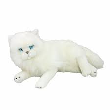 Gund cozys collection cat stuffed animal plush, white, 10. White Cat Plush Toy