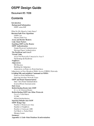 The Open Shortest Path First Ospf Protocol Defined In Rfc 2328 Is An Interior Gateway Protocol Used To Dis Interior Design Colleges Design Guide Algorithm