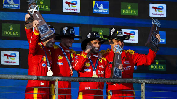Ferrari remporte Lone Star Le Mans au finish