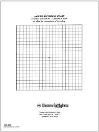 Amsler Grid Pad Recording Chart With White Background